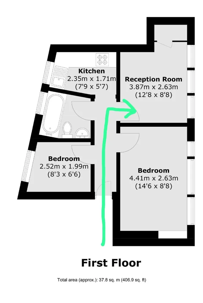 Double Room To Rent in London – property thumbnail 2